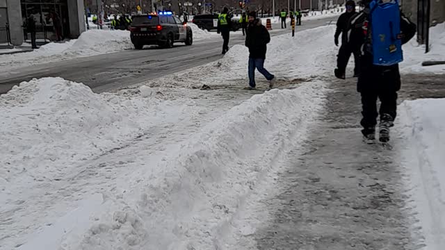 Ottawa the Aftermath. Streets on the day after Police Acton