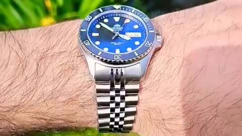 Orient Ray 2 Mod LIW Bracelet, LIW Bezel & Ceramic Lume insert, CT sapphire