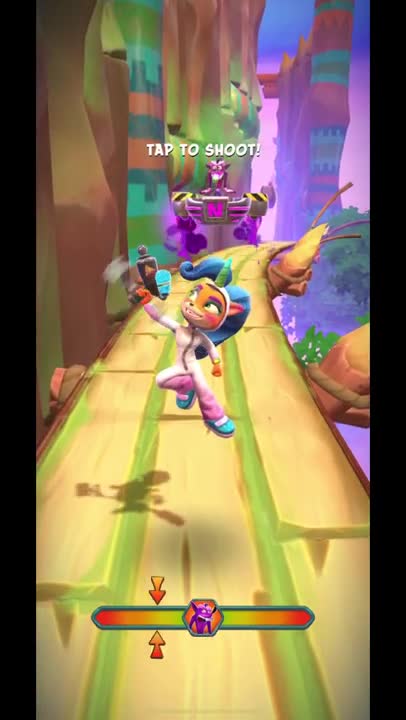 Oxide Fake Crash Battle Run Gameplay On The Great Gate - Crash Bandicoot: On The Run!