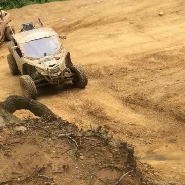 Can-Am X3 shooting the moon at Rush Off-road