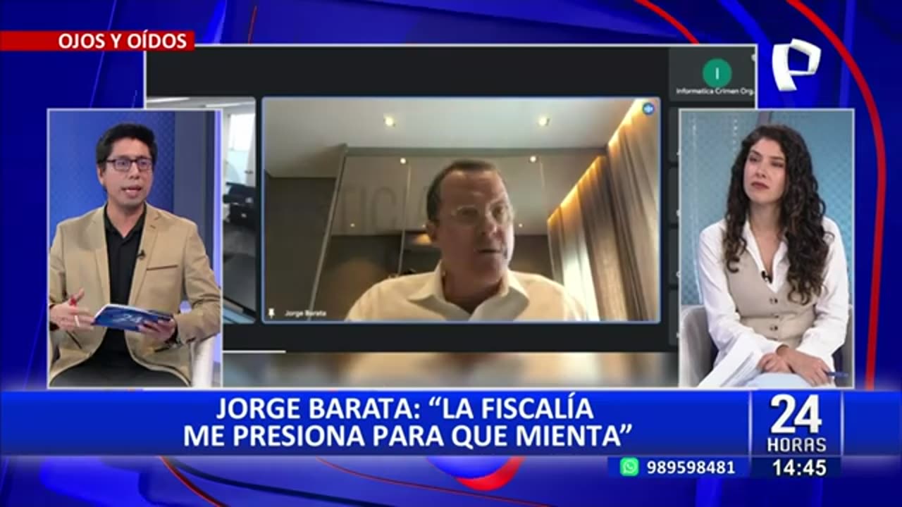 jorge barata acusando a los globalistas terrucos de la fiscalia de que siga el libreto