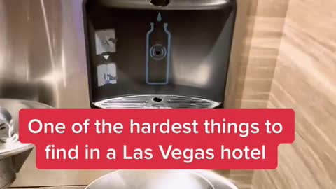 One of the hardest things to find in a Las Vegas hotel