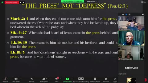 Pastor Rico's teaching on Walking into Faith