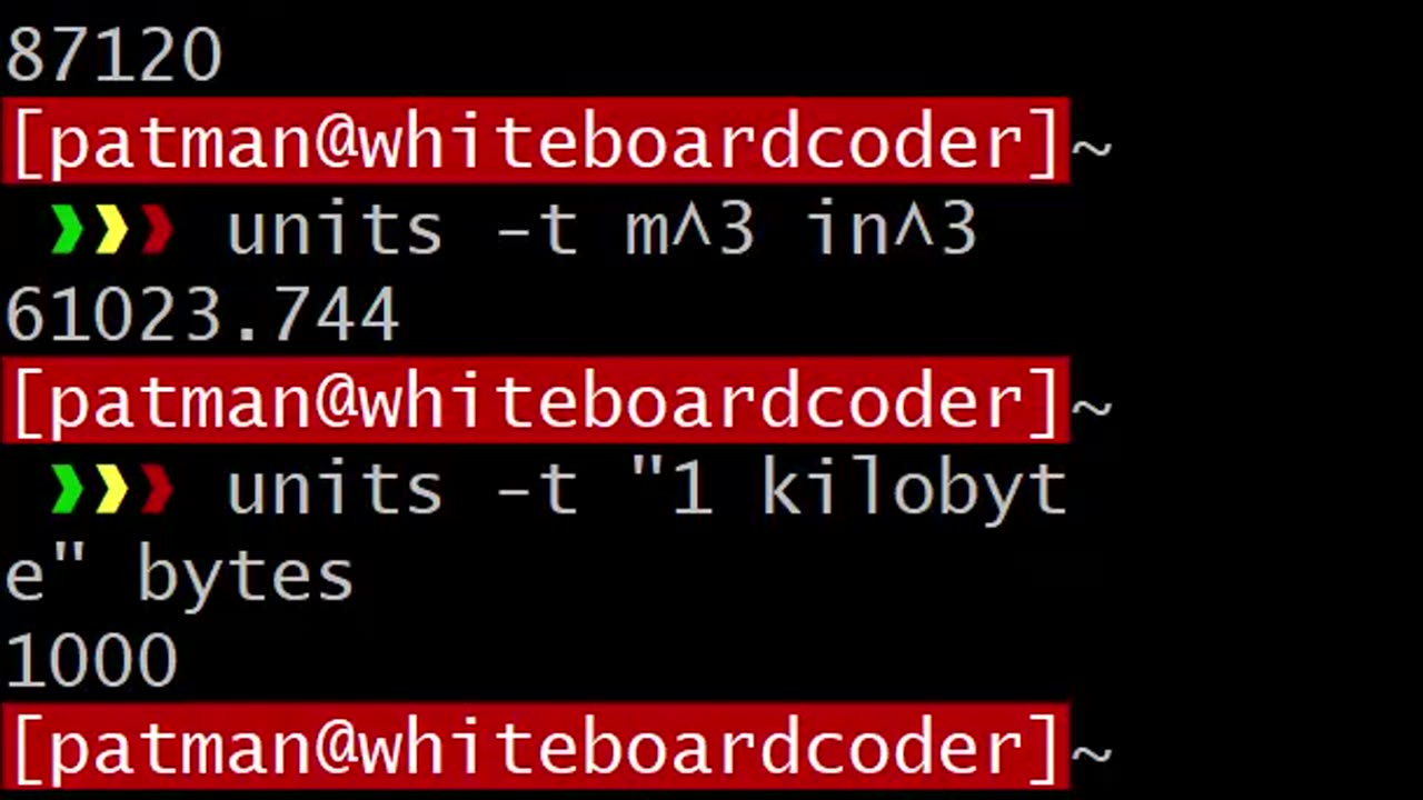 Linux: units