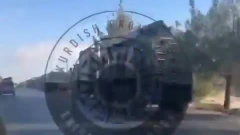 Massive Russian Military Convoy In Syria