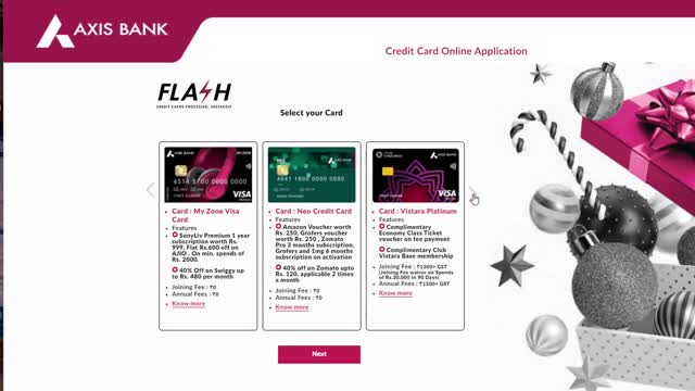 Important video Axis Bank credit card