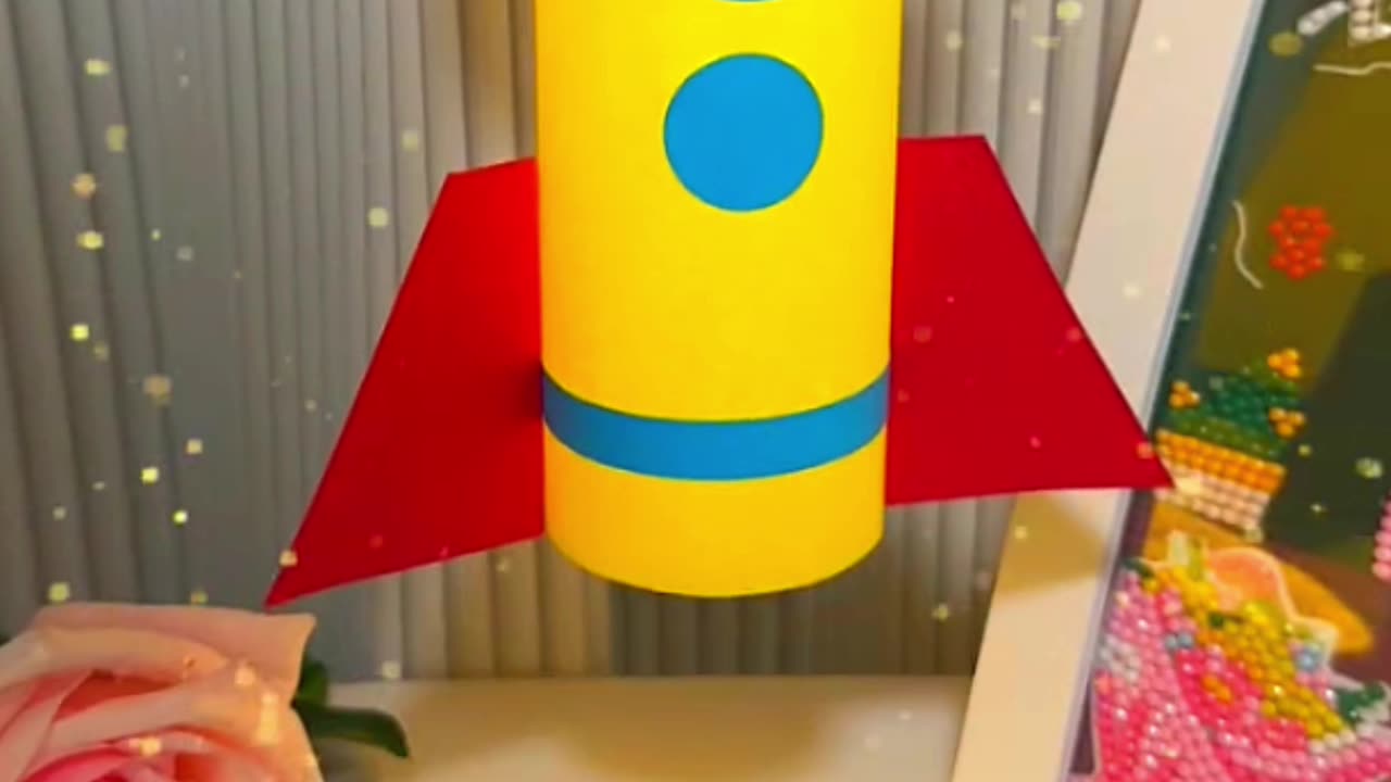 Mid-Autumn Festival rocket lantern with our children! It's simple and fun! #Parent-child craft