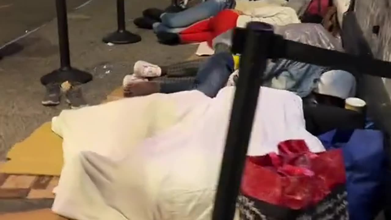 Illegal immigrants are camping out on the streets of Midtown Manhattan: