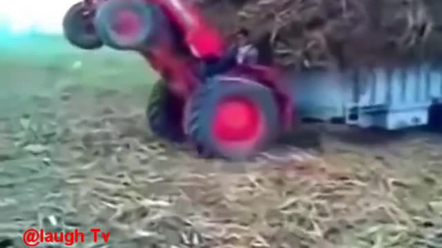 Funny india Tractor compilation
