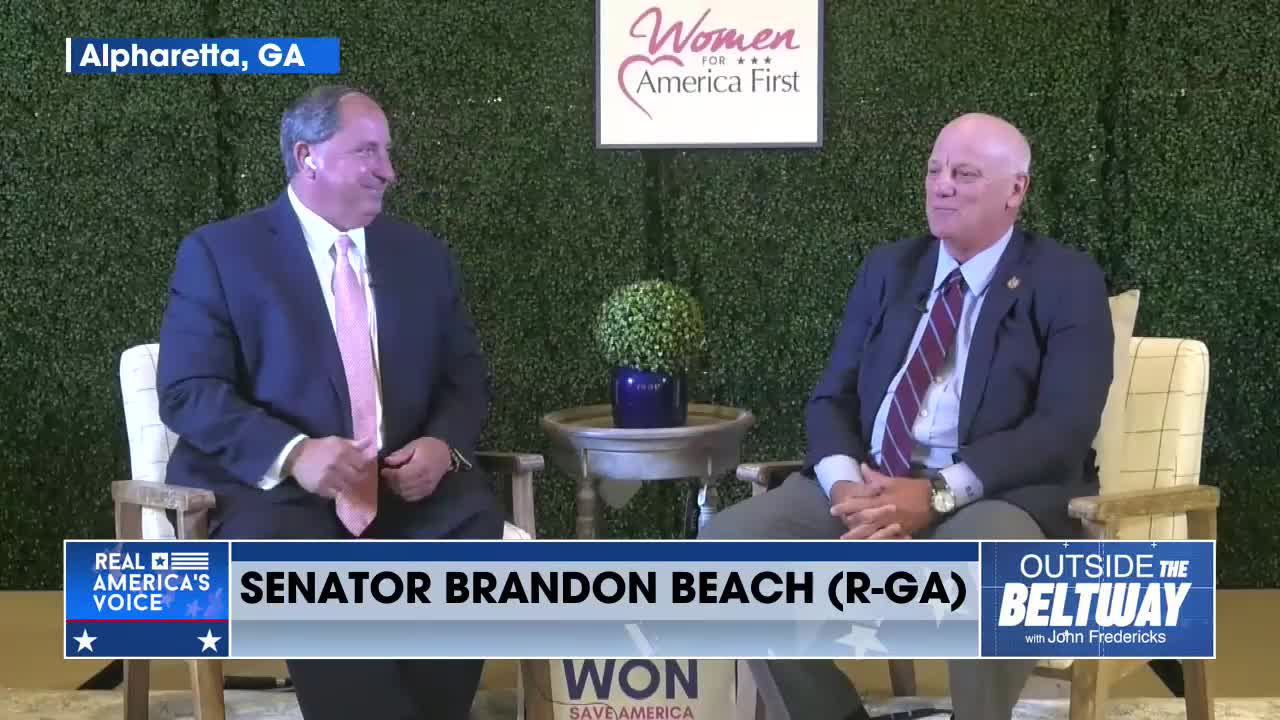 John Fredericks speaks with GA State Senator Brandon Beach about the Fulton Co, GA Election