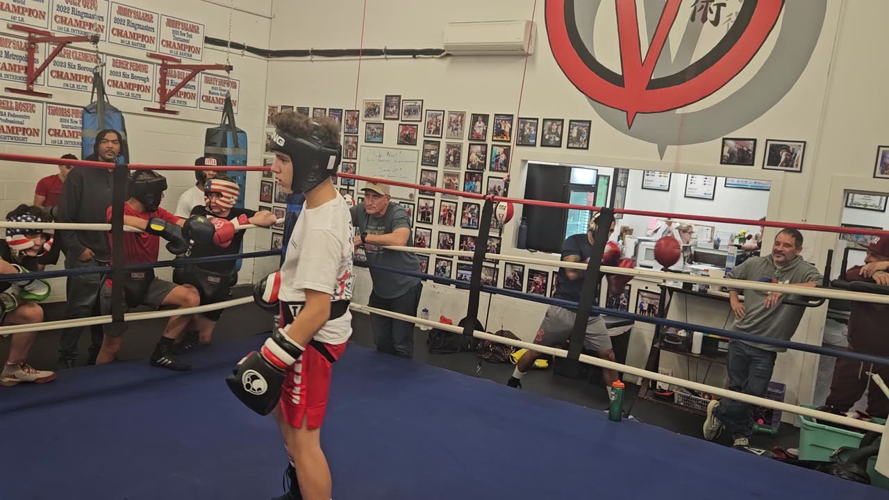 Joey sparring Michael 2. 10/1/24