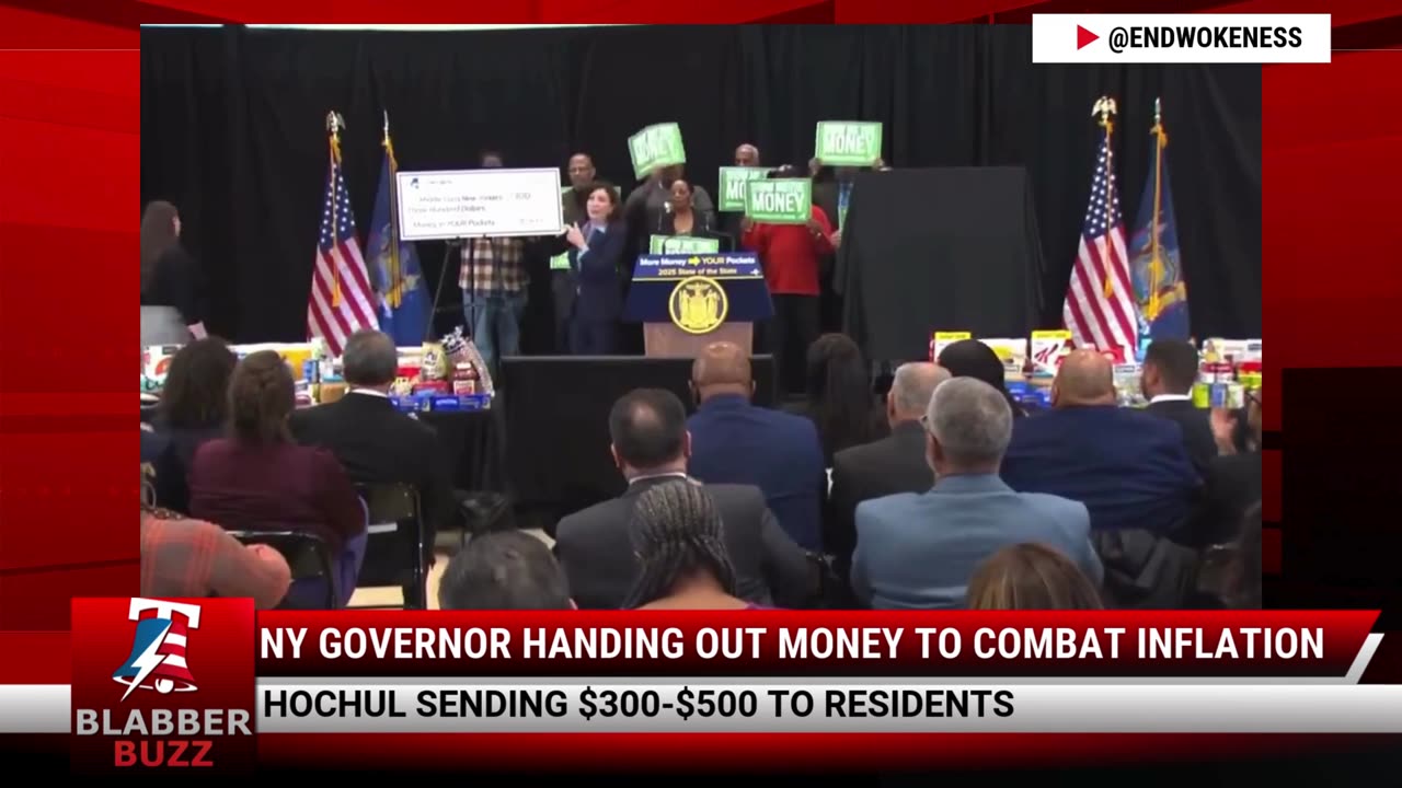 NY Governor Handing Out Money To Combat Inflation