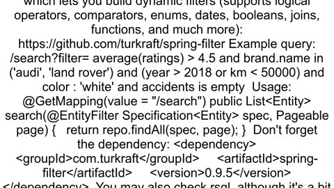 How to filter an entity by multiple fields using a Spring JPA Repository