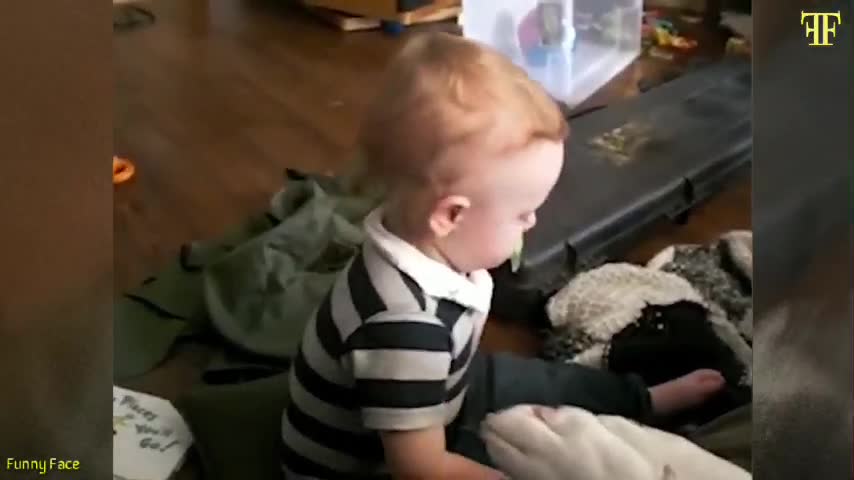 baby falls asleep while playing