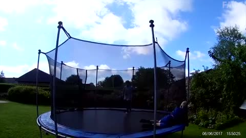 TRY NOT TO LAUGH Funny Fails Compilation Trampoline