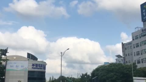 Peaceful Floating clouds