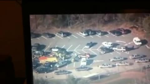 SANDY HOOH RAW HELICOPTER FOOTAGE