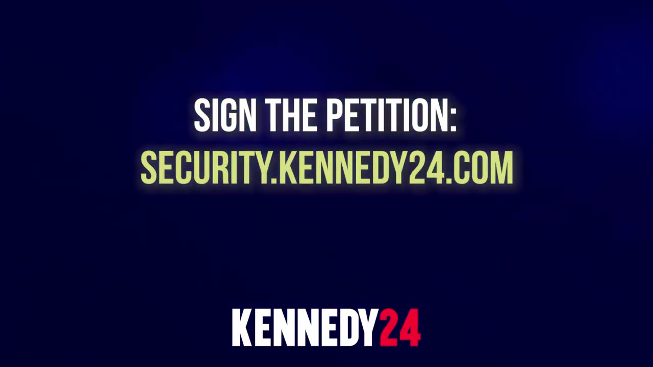 Robert F Kennedy Jr You can't have a functioning democracy when candidates aren't safe