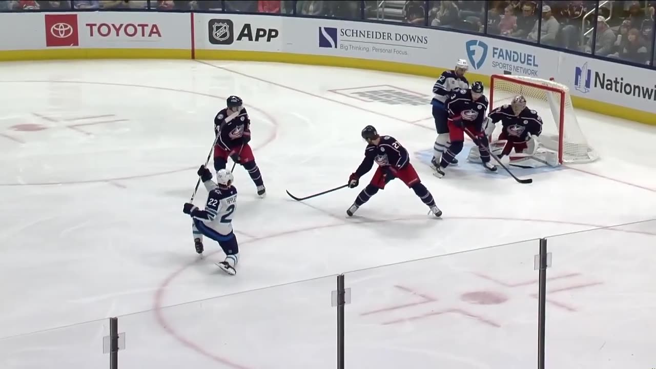 NHL Columbus blue jackets vs Winnipeg Jets 01/11/24