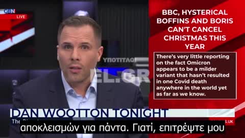 Ο Dan Wootton χτυπά την κυβέρνηση για πιθανούς περιορισμούς Χριστουγέννων