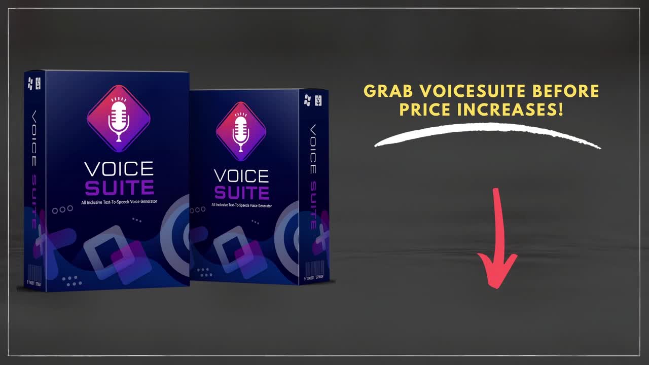 VoiceSuite Unlimited Software ! Create Unlimited Text-to-Speech Voiceovers In Minutes