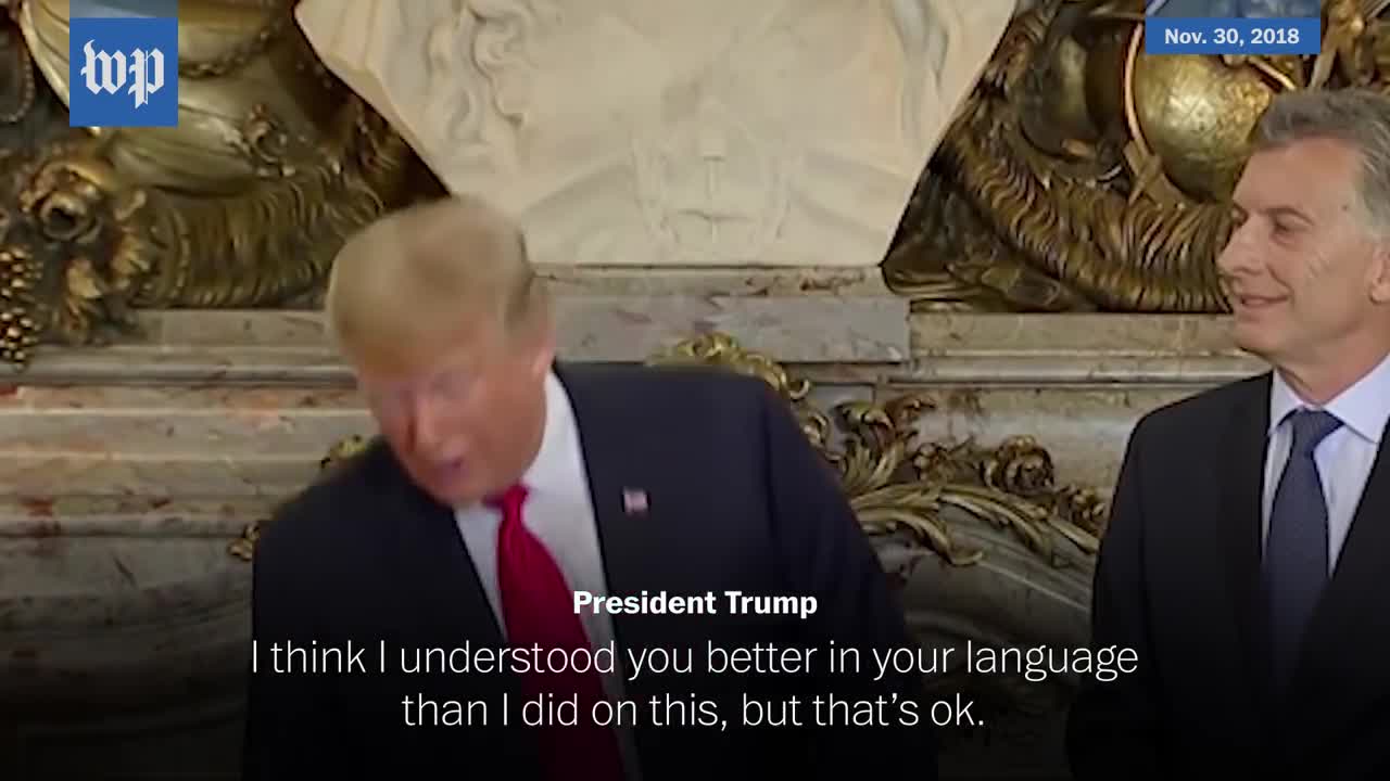 Trump's most awkward moments of 2018 | The Washington Post