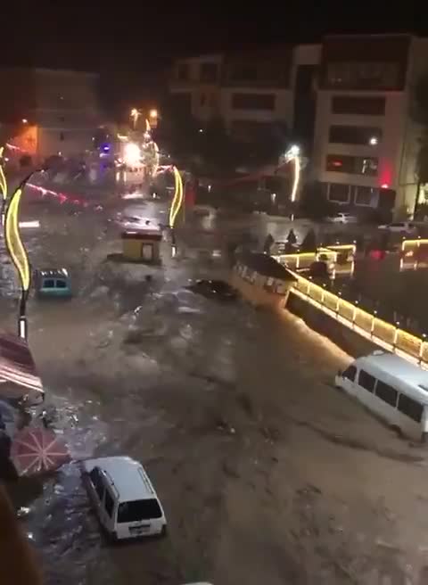 Black Sea Coast in Turkey pummeled by flash floods
