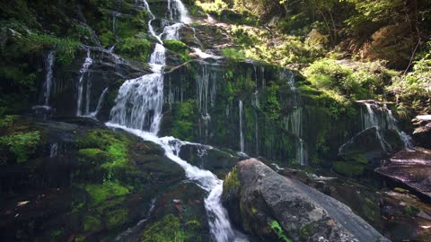 Beautiful Nature river falls video