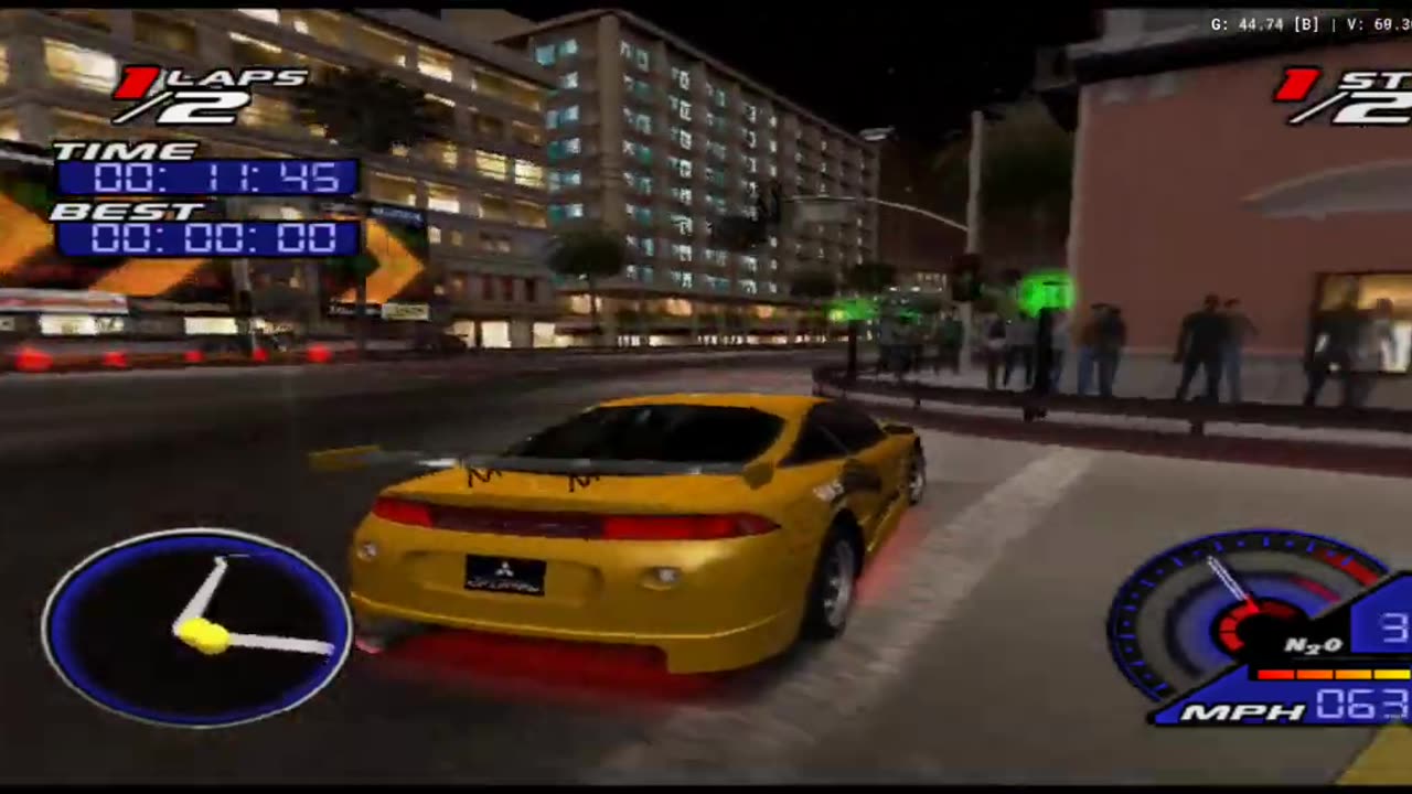 Juiced PS2 - Starting Career Mode...(AetherSX2 HD)