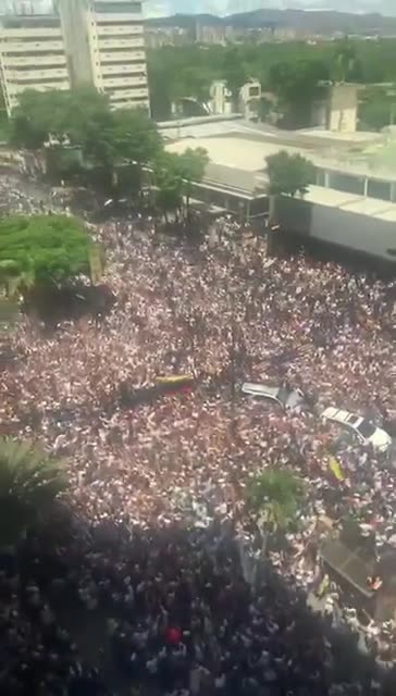 HUGE Protest erupts after Rigged Election results come out in Venezuela!