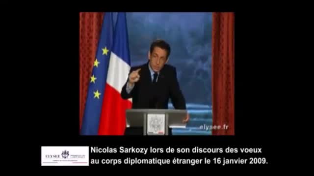 SARKOZY discours des voeux au corps diplomatique 16-01-2009