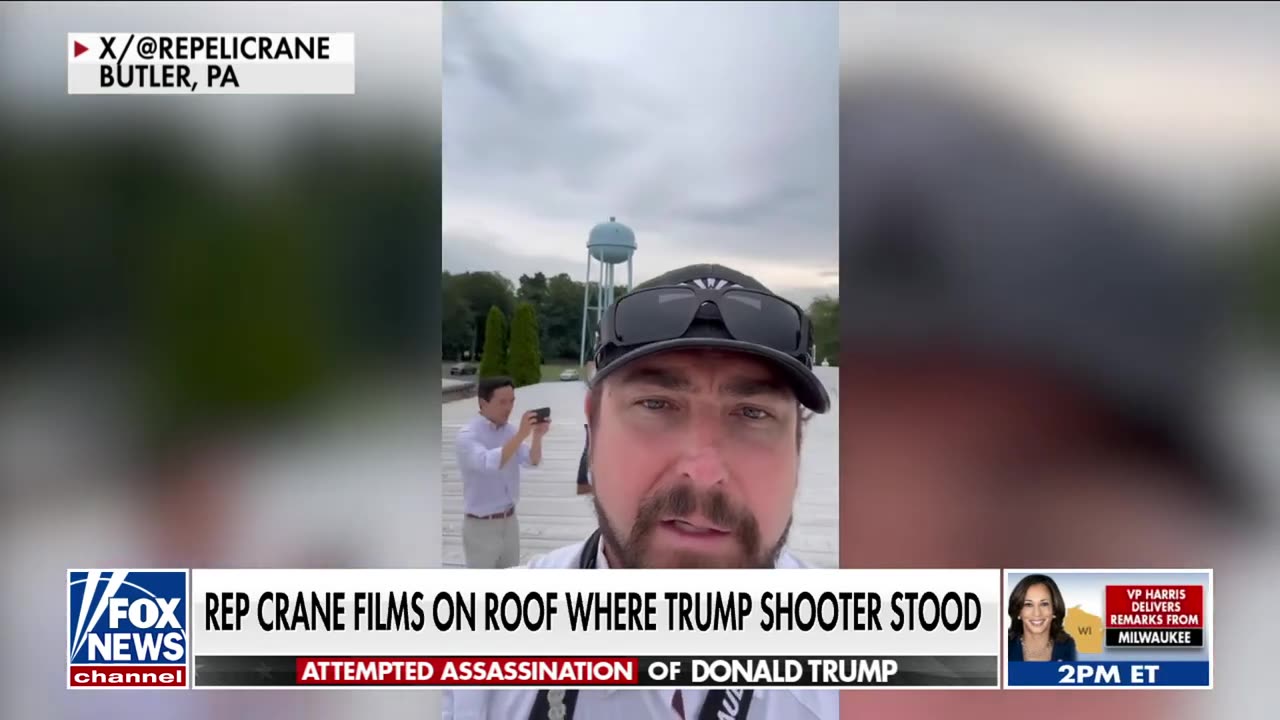 'NOT THAT STEEP': Lawmaker posts video from roof of Trump shooting site