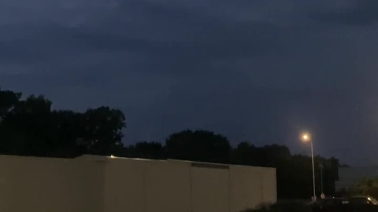 Continuous Lightning from a Storm in Illinois 8-27-2024