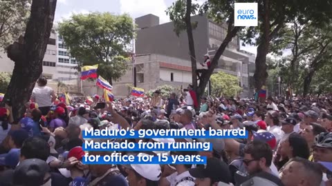 Venezuela opposition leader joins rally calling for overturning election results | NE