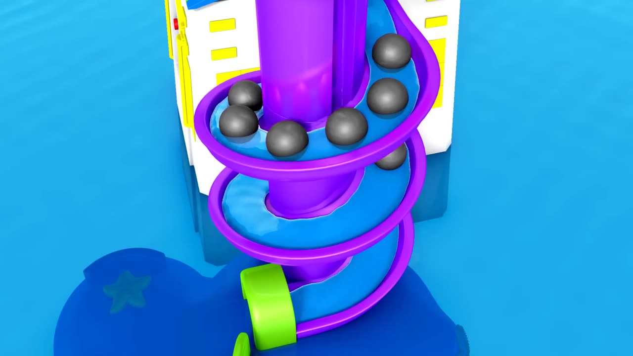 Learn Colors with Color Stack Rings and More Colours Videos for Children