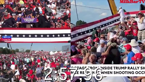 4 Different Angles of Attempted President Trust Assassination. 