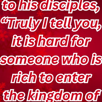 "The Challenge of Wealth in Entering the Kingdom of Heaven" Matthew 19:23#shorts #youtube #ytshorts