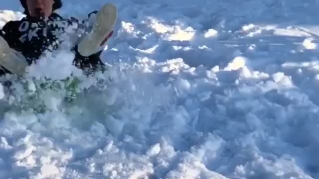 Sledding Back Flip in Finland