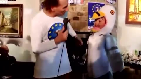 9-year-old Cooper Wallace from Derbyshire wins the European gull screeching championship in Belgium