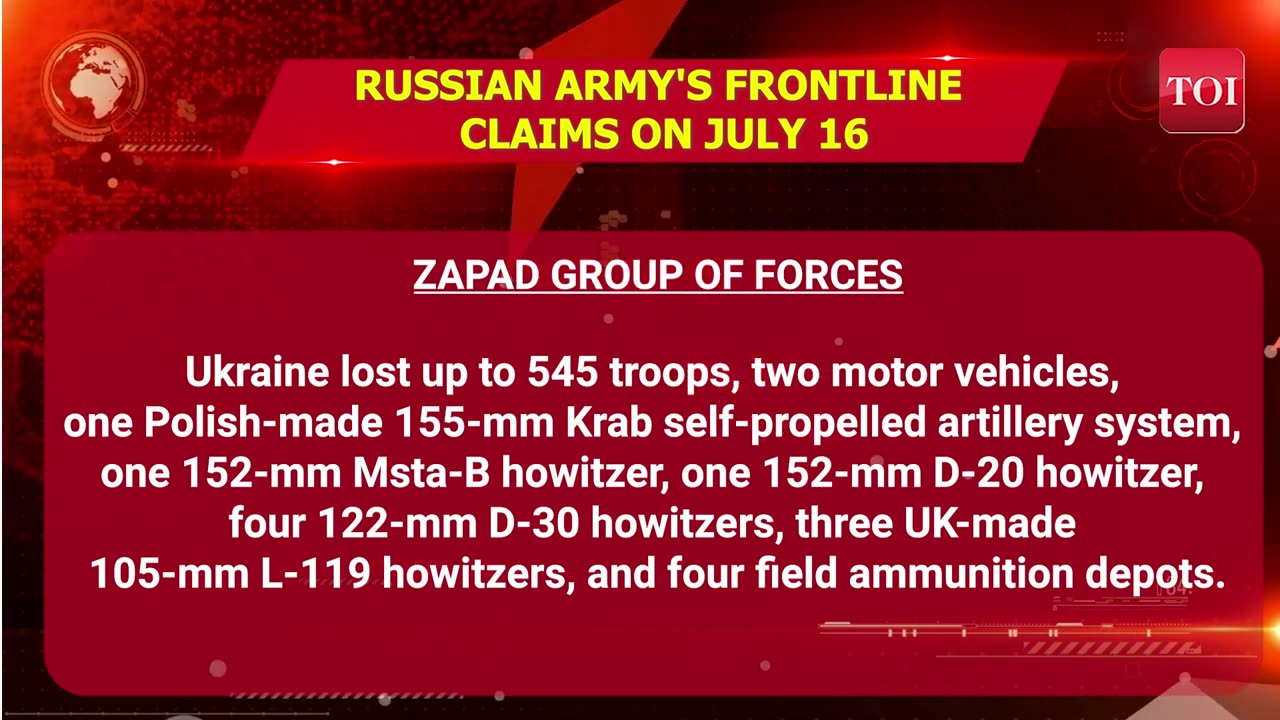 Russia Rains ‘Hellfire On 1,700 Ukrainian Troops’; Destroy 15 French Hammer Bombs, HIMARS & ATACMS