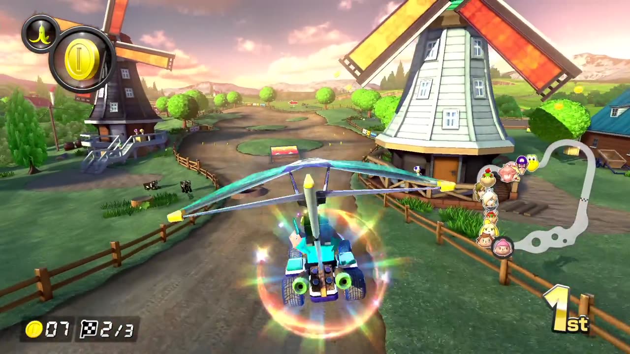 Mario Kart 8 Duluxe - All Minecraft Special Map With Steve - JinnaGaming