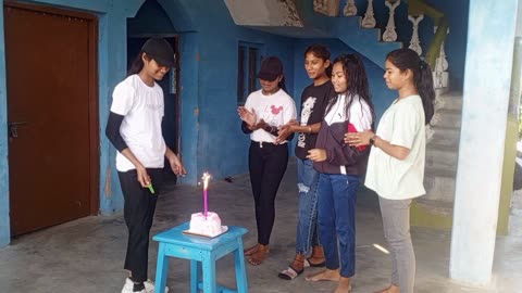 Birthday party celebration of my friend