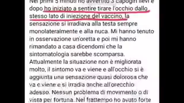 Testimonianze dei Vaccinati