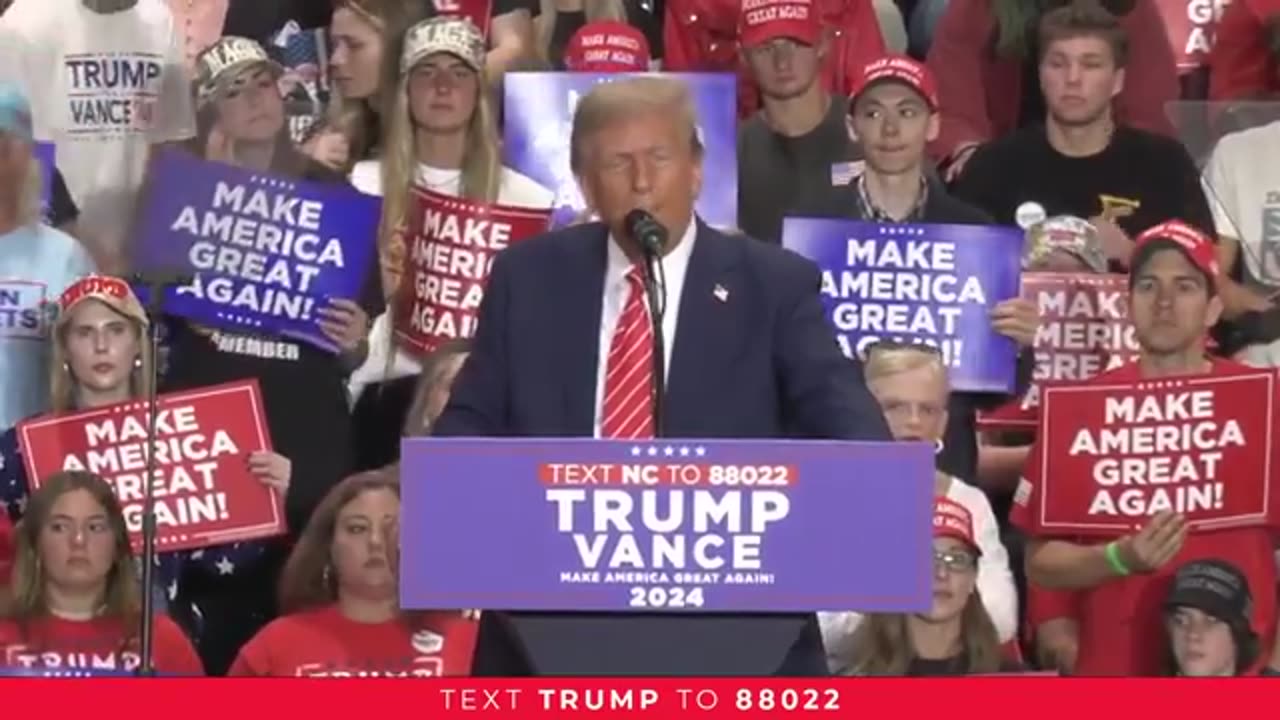 Donald J. Trump-I was thrilled to be back in North Carolina this afternoon...