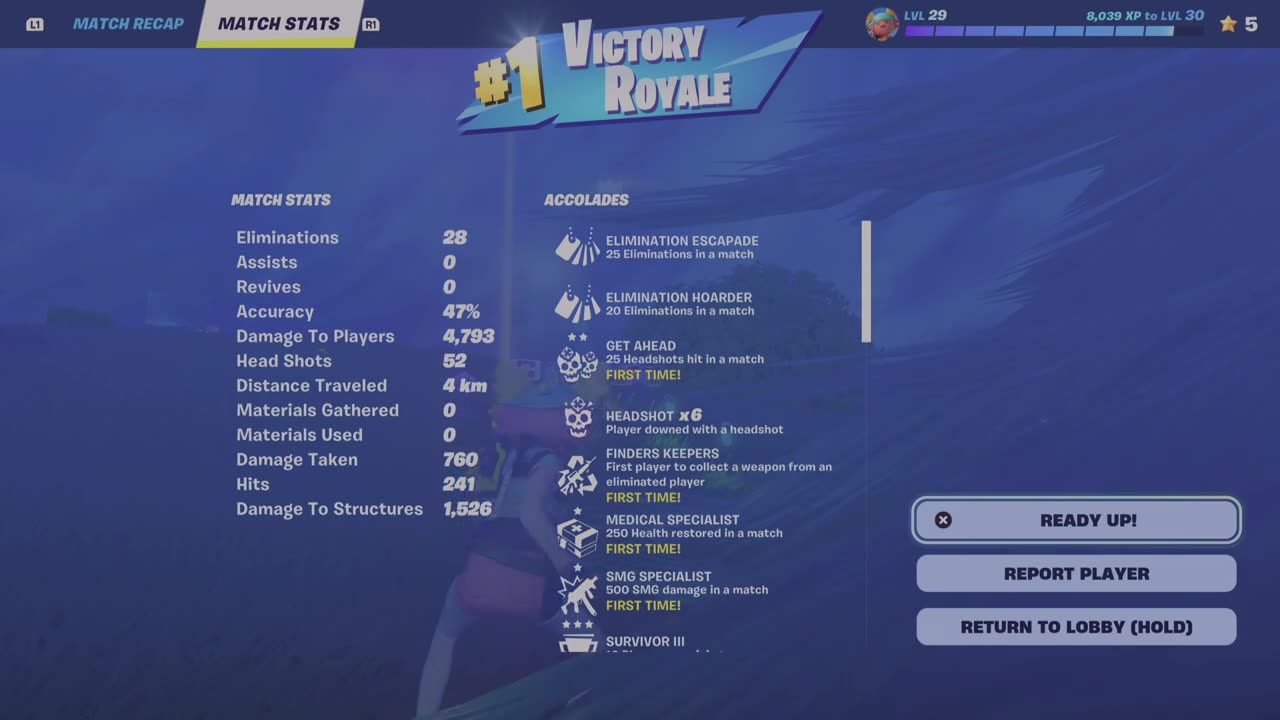 JR 28 bomb Win on Fortnite! #PS5