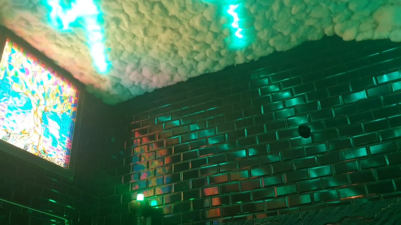 Slytherin room in a restaurant