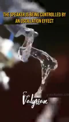 Water Controlled By Sound Frequency