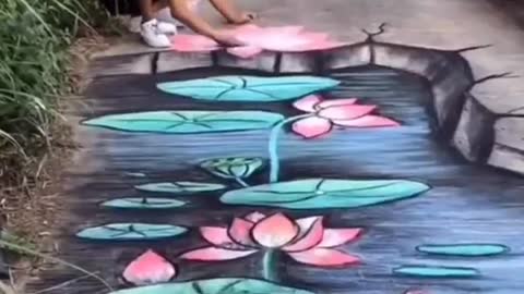 Art painting video