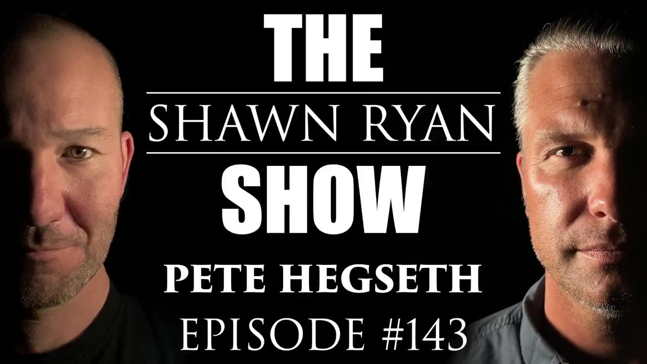 Meet your new Secretary of Defense... Pete Hegseth on the Shawn Ryan podcast