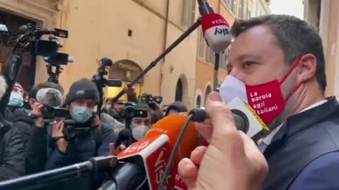 Matteo Salvini (Lega), dichiarazioni su incarico Draghi, 3/2/21